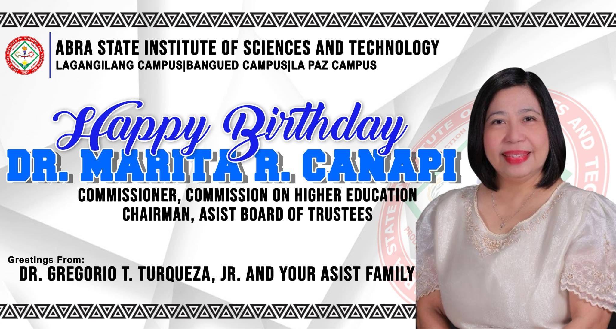 Happy Birthday Dr. Marita Canapi